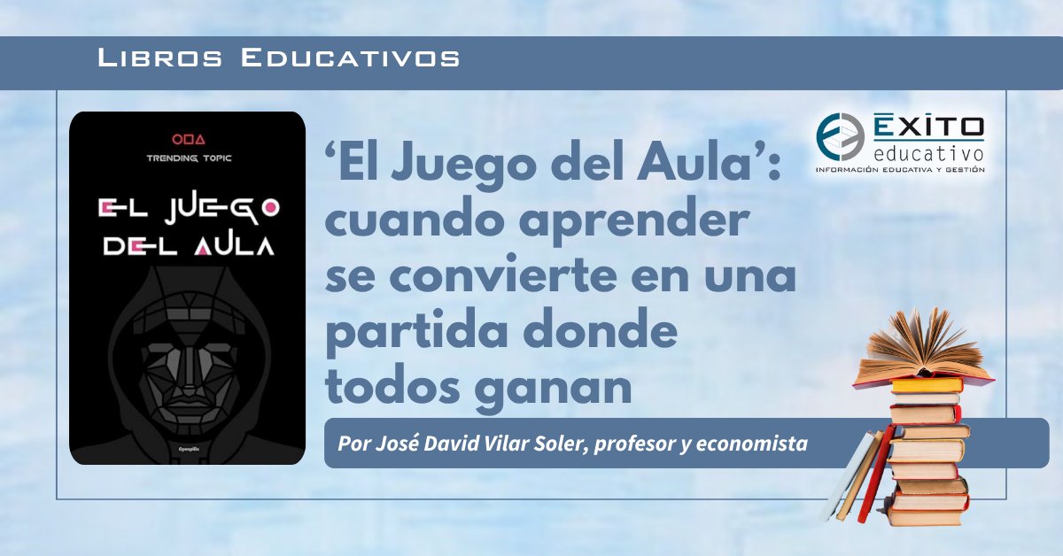 Exito_Educativo's tweet image. 📚 LIBROS. "El Juego del Aula" de @opospills propone una metodología innovadora que convierte el aprendizaje en una experiencia lúdica y significativa. 

🔗 exitoeducativo.net/libro-el-juego…

#Gamificación #EducaciónInnovadora #LasFirmasDeÉxitoEducativo