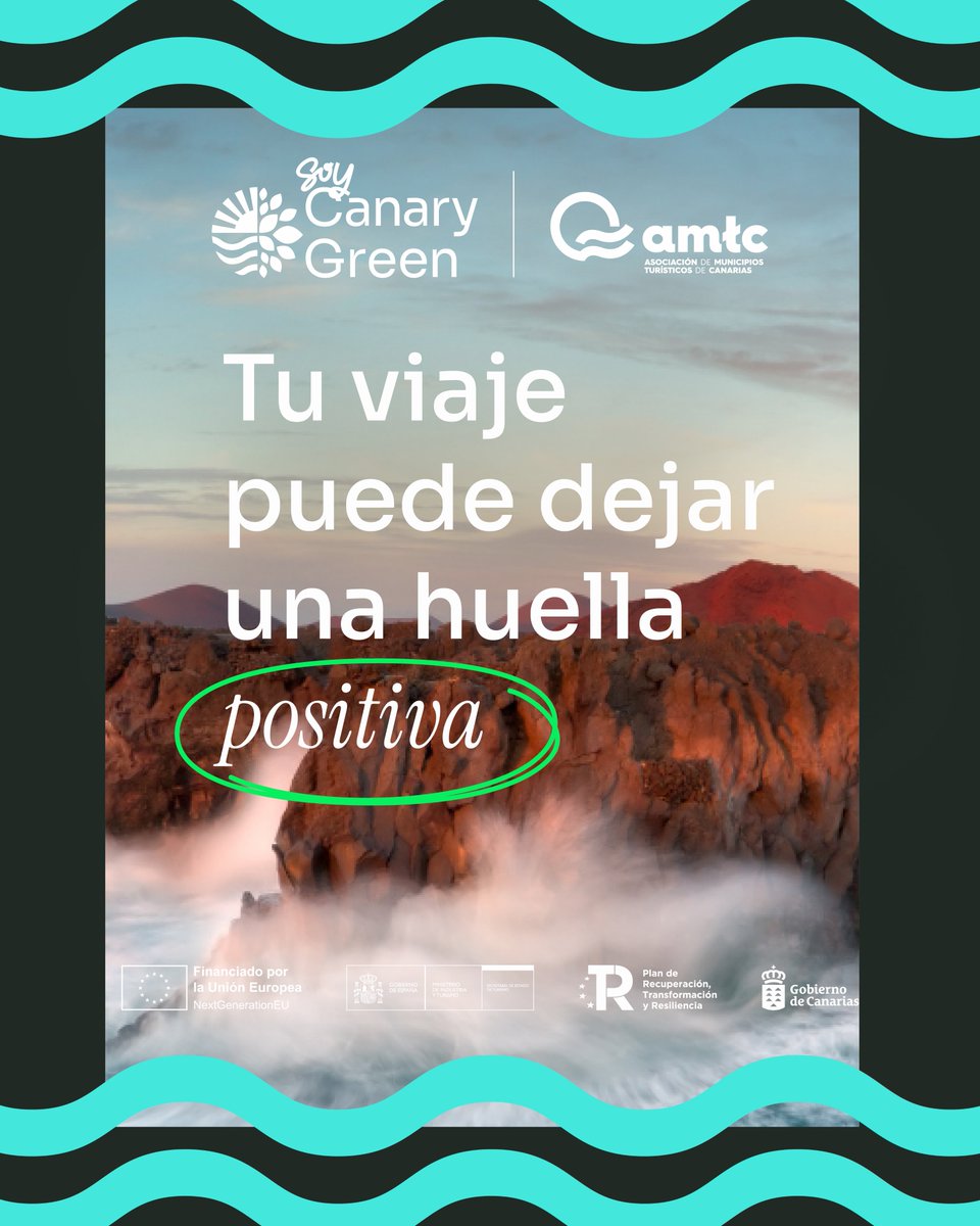 Ser un TURISTA RESPONSABLE en Canarias es más fácil de lo que crees.
No se trata de hacer menos, sino de hacer mejor: respetar el entorno, apoyar la economía local y reducir tu huella ambiental.
canarygreen.amtcanarias.es/el-abc-del-tur… 
#SoyCanaryGreen #TurismoResponsable