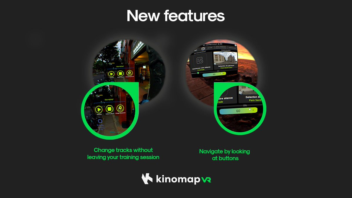 Kinomap VR tweet media