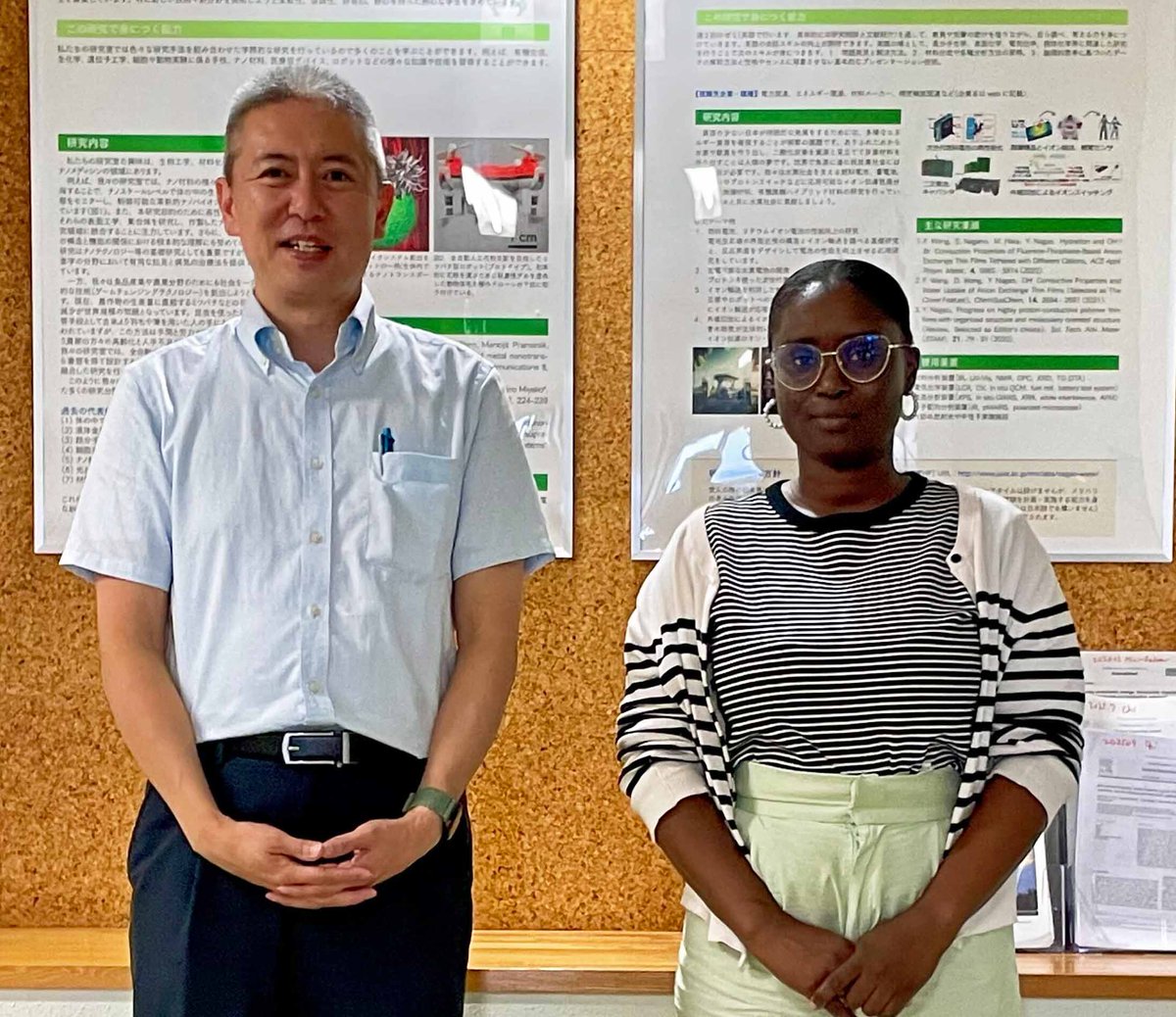 長尾研 <a href="/nanoprotonics/">北陸先端大(JAIST) エネルギーナノ材料研究室</a>： 研究生を経て修士学生になったCercicaさん（ギニアビサウ）です。よろしくお願い致します。
#JAIST研究室