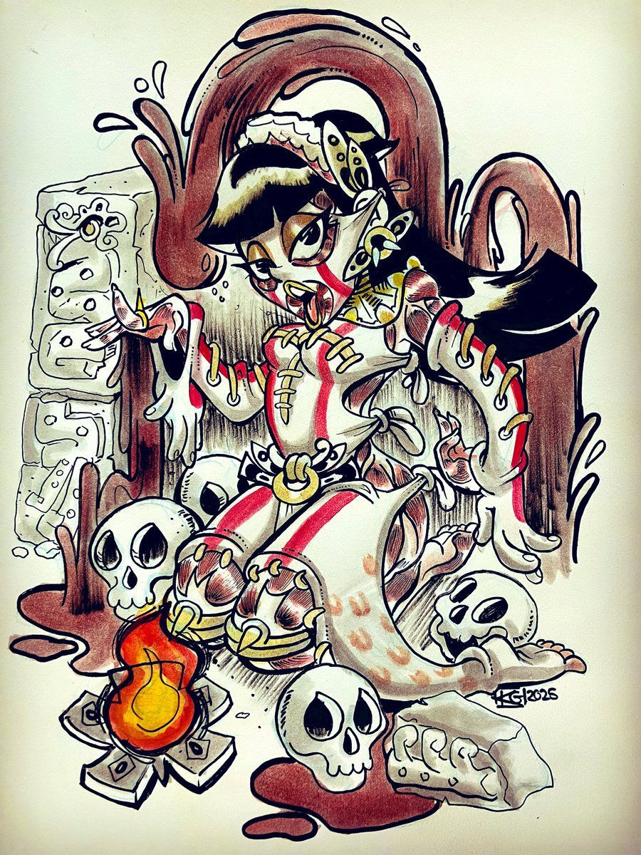 DAY 02- Weave

Went a little more artsy than literal with this one- Blood weaving.

#inktoberday2 #inktober2025 #inktober #kozispoonart #kozispoonartsu #kozispoon #rubberhosecartoon