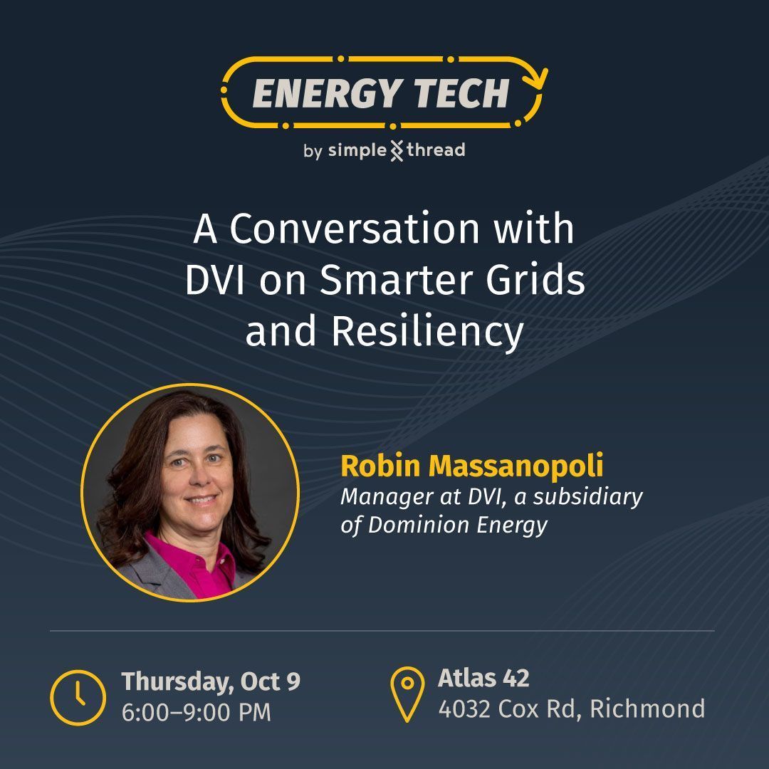simple_thread's tweet image. Excited to host the next Energy Tech VA Meetup!
We’ll be talking energy, software, and the grid—and connecting with folks who care about where tech meets the future of power.
📍 Atlas 42, RVA
📅 Thu, Oct 9 · 6:00 PM EDT
👉 RSVP here: buff.ly/lkhuSXU