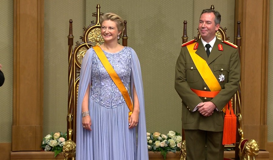 Monarchies2000's tweet image. Le Grand-duché de #Luxembourg  a des nouveaux souverains : Le Grand-duc Guillaume et la Grande-duchesse Stéphanie 🇱🇺👑#monarchy #monarchie