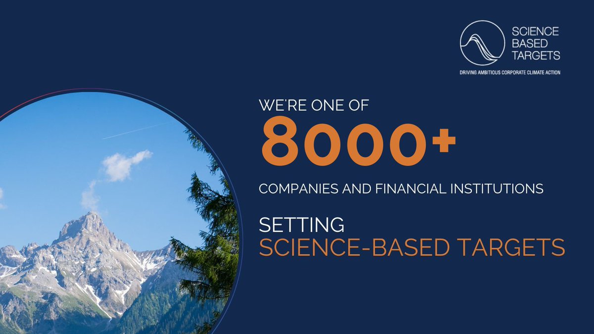 GrupoEbro's tweet image. Ebro Foods is proud to have set a science-based target, positioning us as corporate leaders of the low-carbon transition. @ScienceTargets #ScienceBasedTargets