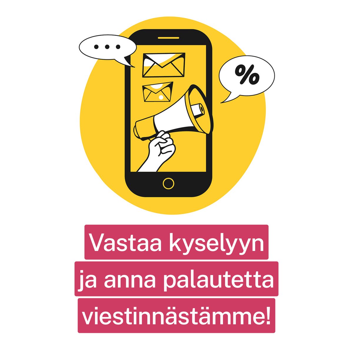 Hei someseuraajamme! Me täällä työsuojeluhallinnossa haluaisimme kuulla, kuinka viestintämme on mielestäsi onnistunut. Vastaaminen vie aikaa muutaman minuutin ja on anonyymia. Pääset antamaan palautetta tämän linkin kautta: s.zef.fi/az298ay3/ Suuret kiitokset jo etukäteen!