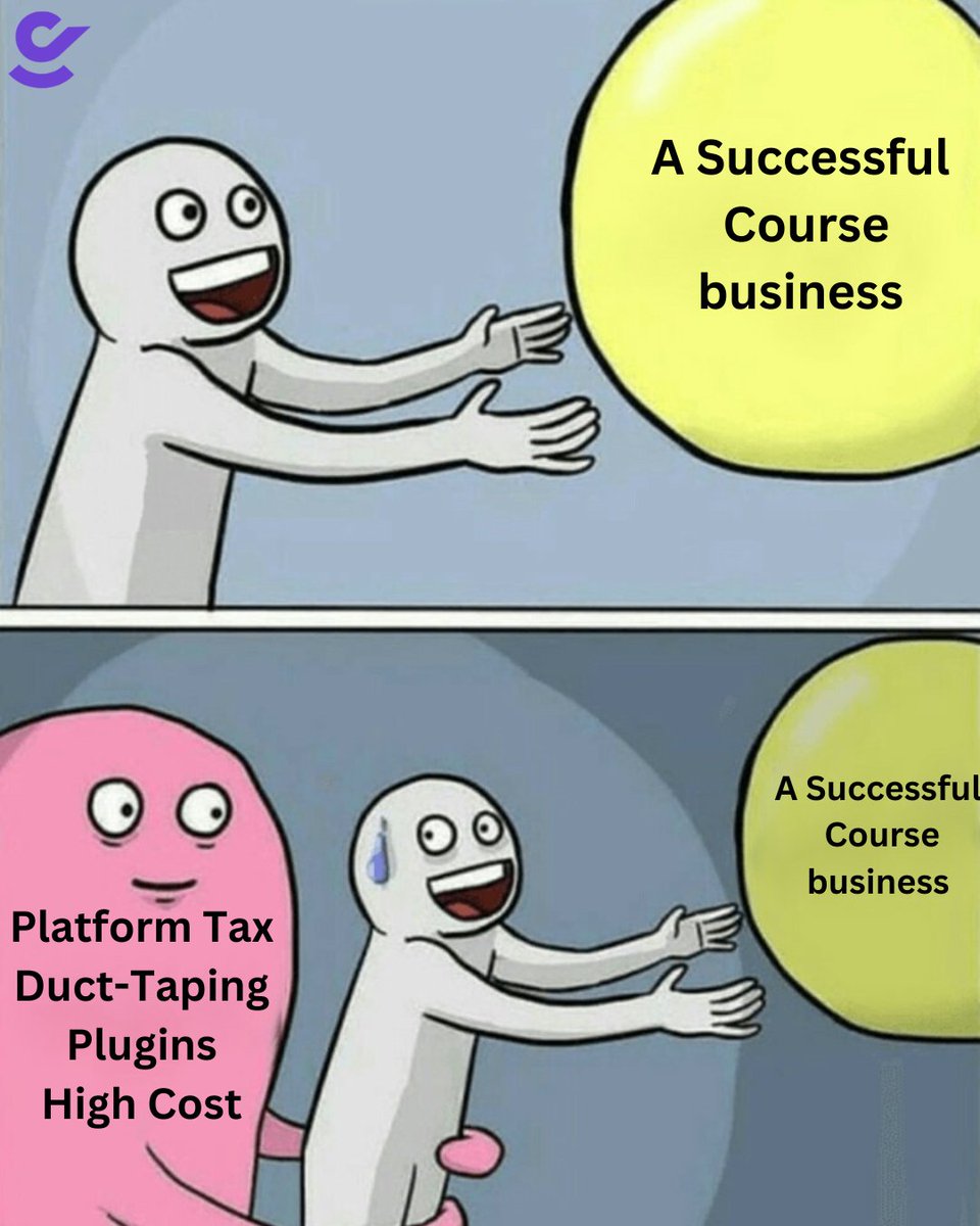 Does this look painfully familiar?

You didn't start your business to lose 10% on "platform taxes" or spend your weekends trying to make 5 different plugins work together.

There's a better way. Take back control with Creator LMS.

Get 50% Off on LTD 👉 getwpfunnels.com/creatorlms/?ut…