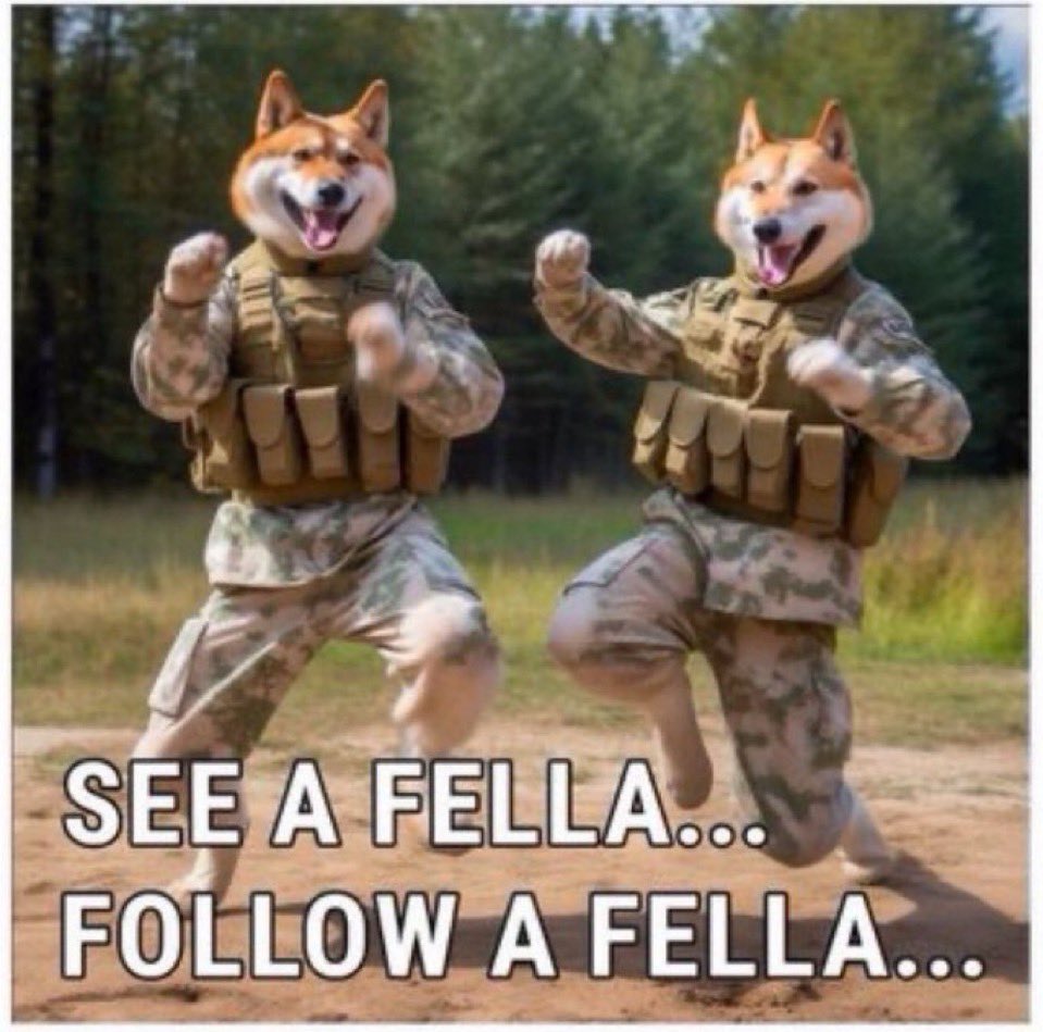 🔥 IT‘S FOLLOW A FELLA FRIDAY 🔥

1️⃣ Like and retweet
2️⃣ Reply to this tweet
3️⃣ Go into replies and follow everyone 🐕🐕