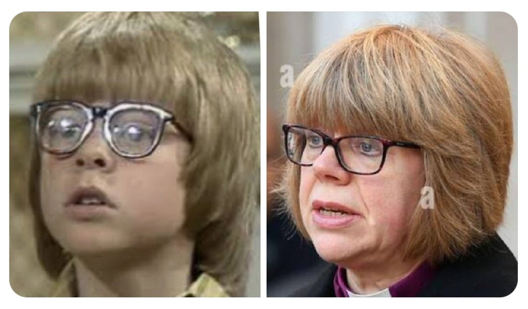 SunderlandLolly's tweet photo. It's so nice to see Tristram, the child from 70s sitcom George &amp; Mildred, has become the first woman Archbishop of Canterbury ever!!
Well done Tristram! 👏 https://t.co/xNROJHV3TC
#SarahMullally
#FirstWomanArchbishop
#ArchbishopOfCanterbury
#HistoricFirst
#GMB #BBCNEWS https://t.co/FQHRmRAG7r