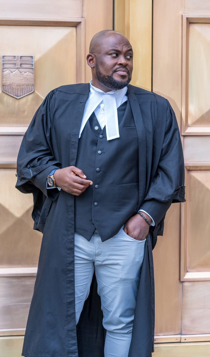 EdoPope's tweet photo. To the glory of God, 17 years after my first call to the Nigerian Bar, I have been called to the Bar in Alberta, Canada. Grateful to the Almighty God for making this possible, and to my family for their support. #dualqualified @IyamuIzuwa https://t.co/srSw5sPoAC