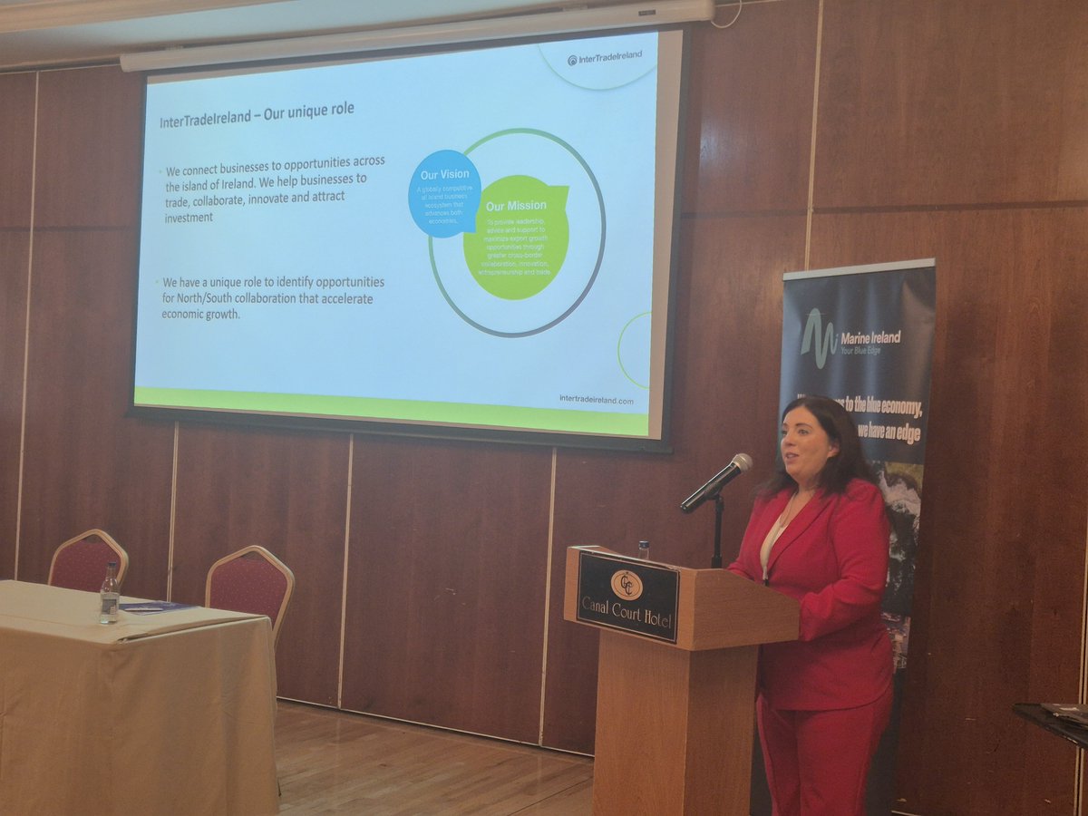 Marine Ireland Industry Network (MIIN) (@marineirlnet) on Twitter photo #MIINEvent #NIMOEvent - Next up Intertrade Ireland's Joanne McEvoy is here to talk about business supports that company's across the island of Ireland can use. #funding #businesssupports #MIINEvent #NIMOEvent - Next up Intertrade Ireland's Joanne McEvoy is here to talk about business supports that company's across the island of Ireland can use. #funding #businesssupports