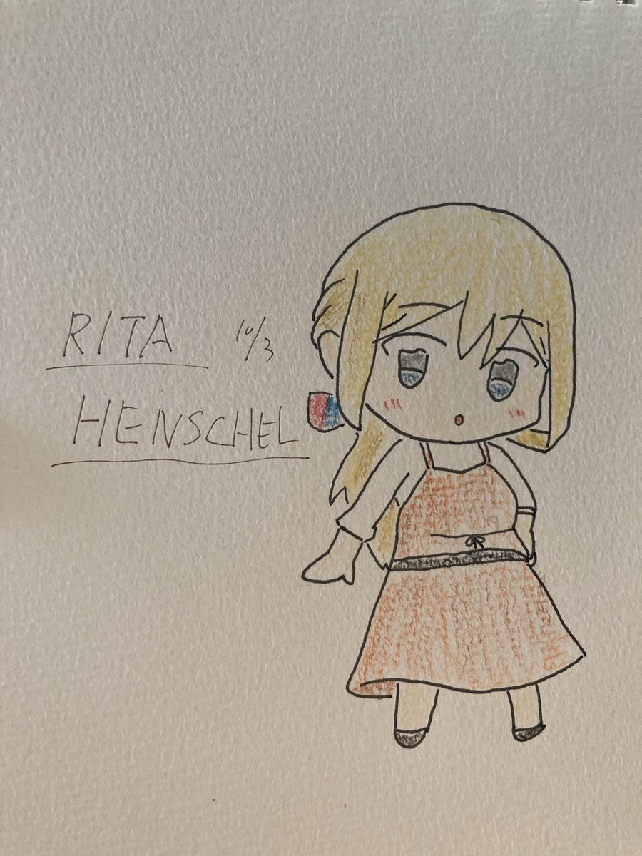 #リタ・ヘンシェル生誕祭
#アリスギアお絵描き
#アリスギア
おめでとう🛠️🎉🍺