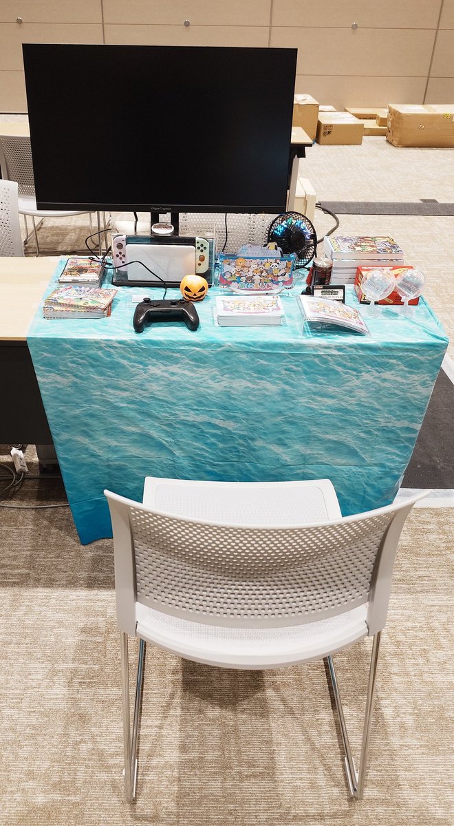 HappymealInc's tweet image. ／
#OIGS 設営終了
＼
明日より(10/4)開催！

🎮OSAKA INDIE GAMES SUMMIT 2025
会場：コングレスクエア　グラングリーン大阪

ハッピーミールブースではカジュアルゲーム『#あにまるドン！』をプレイアブル出展
今回、とても小さいなブースですが会場にてお待ちしております！
#OIGS2025