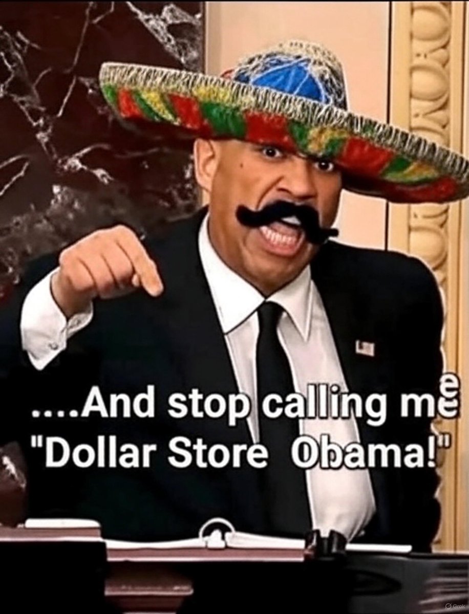 <a href="/realDonaldTrump/">Donald J. Trump</a> <a href="/elonmusk/">Elon Musk</a> Bro said "Stop calling me dollar store Obama"😭🤣
