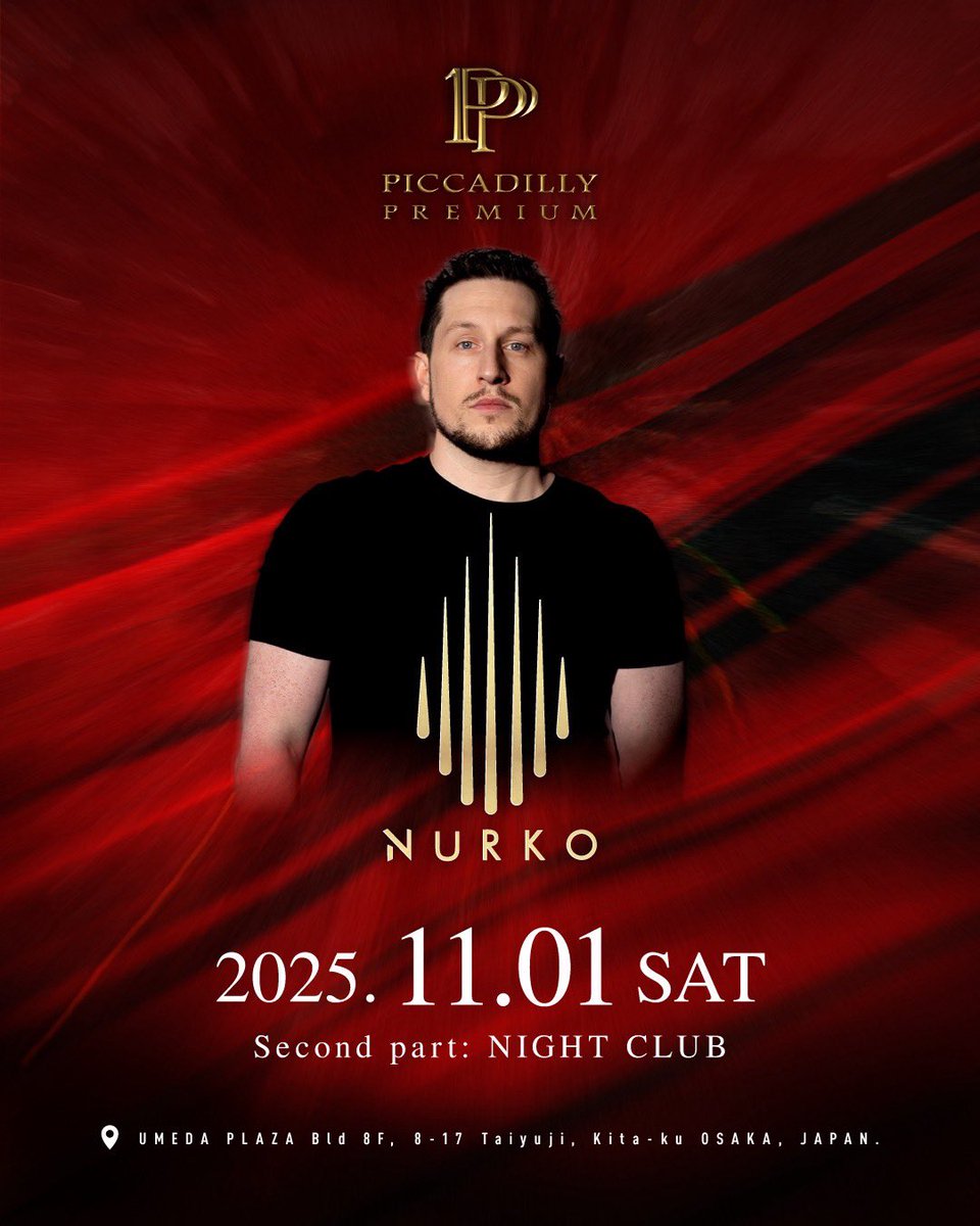 【出演告知】
PICCADILLY PREMIUMにて<a href="/NurkoMusic/">NURKO💧</a> が初来日します!! 

そして僕もサポートとして
出演させていただきます!!❤️‍🔥

ゲスト/詳細はDMにてご連絡ください!!📨