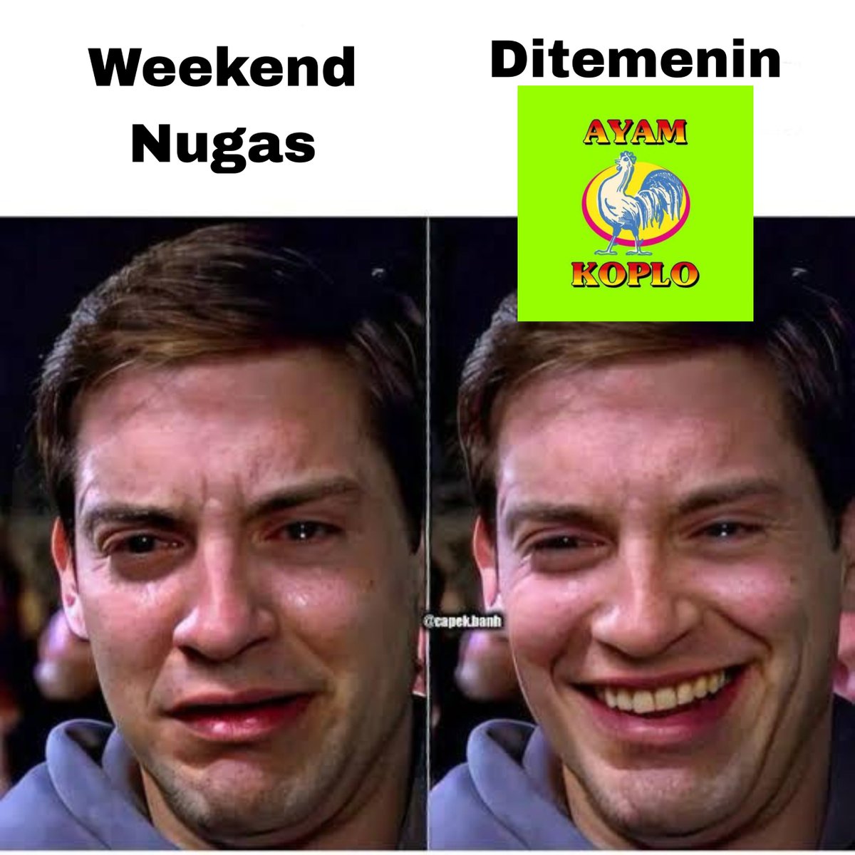 dah memasuki detik-detik weekend tapi masih aja ada tugas🥱 tapi ga worry si soalnya mamnya ditemenin Ayam Koplo Hangry yang pedesnyaa menggelora💃🏻❤️‍🔥