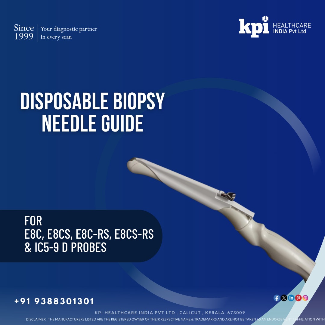 kpihealthcarein's tweet image. Disposable Biopsy Needle Guide for E8C, E8C-RS &amp;amp; IC5-9D Probes are ready for sale at KPI Healthcare India

For more details WhatsApp or call +91 9388301301
WhatsApp link: api.whatsapp.com/send?phone=919…
kpihealthcare.in

#DisposableBiopsy #NeedleGuide #KPIHealthcare #ProbesForSale