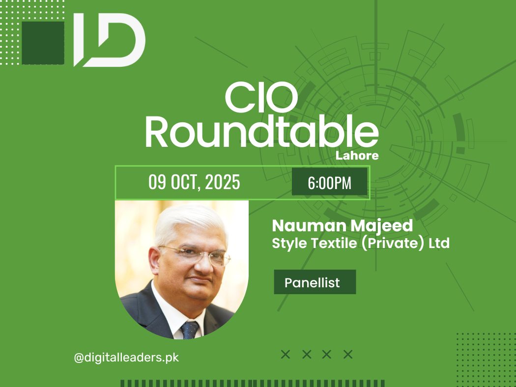 We are pleased to introduce Mr. Nauman Majeed, CIO at Style Textile Pvt Ltd , as a Panellist at the CIO Roundtable. With his expertise in driving digital strategies and IT innovation, he will share valuable perspectives on harnessing technology to strengthen operations, enhance