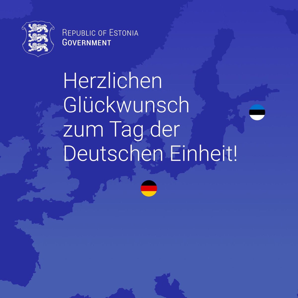 KristenMichalPM's tweet image. Herzlichen Glückwunsch @bundeskanzler Friedrich Merz and German friends! 🇩🇪
German unity reminds us that walls are only bricks. With courage, freedom always finds a way.
Germany and Estonia stand for Europe’s freedom and security, and for a just and lasting peace in Ukraine.