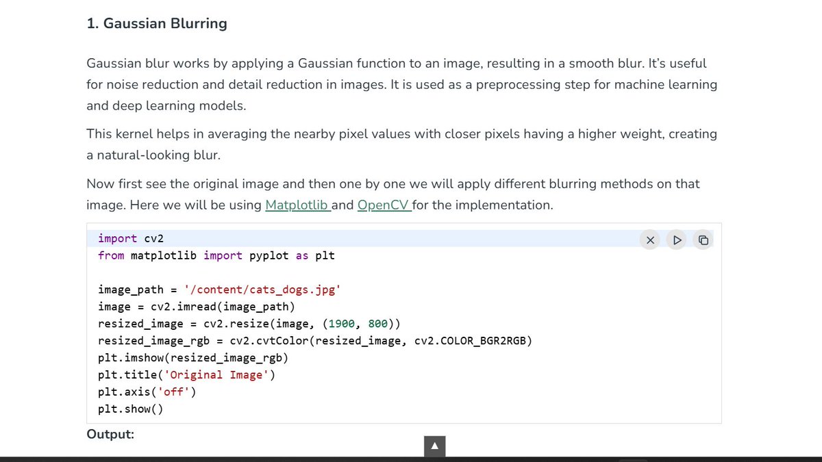 SamikshyaRB's tweet photo. #LUD6 Learned about bluring and its various types in opencv.#FestivalOfLearning #LearningUtsav2025 @learning_utsav https://t.co/DEs3iyk09f
