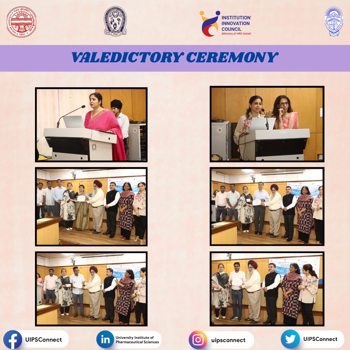 UIPSconnect's tweet image. #uips #panjabuniversitychandigarh
#worldpharmacistsday #thinkhealth
#thinkpharmacist #pharmacist
#iic #postercompitition #pharmacy #congratulations
