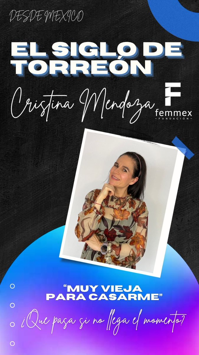 ¿Muy vieja para casarme?
<a href="/crislata/">Cris Mendoza 💜💜</a> reflexiona sobre estos sueños que dicen que debemos alcanzar sí o sí.
elsiglodetorreon.com.mx/noticia/2025/v…