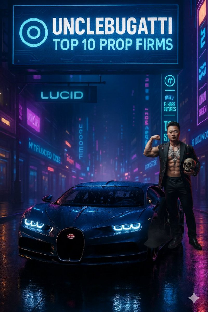 UncleBugatti's tweet image. 🎁Massive Giveaway🎁
🌑1x150K LucidTest

Rules:
1. comment why I picked Lucid as #1 for Oct
2. Like and Retweet
3. Tag 3 friends
📅 ends 10/15

Uncle Bugatti Oct Top 10 Prop Firms:
1. @TradingLucid Code BUGATTI
2. @TakeProfitLLC CODE UNCLEBUGATTI
3. @MyFundedFutures Code BUGATTI…