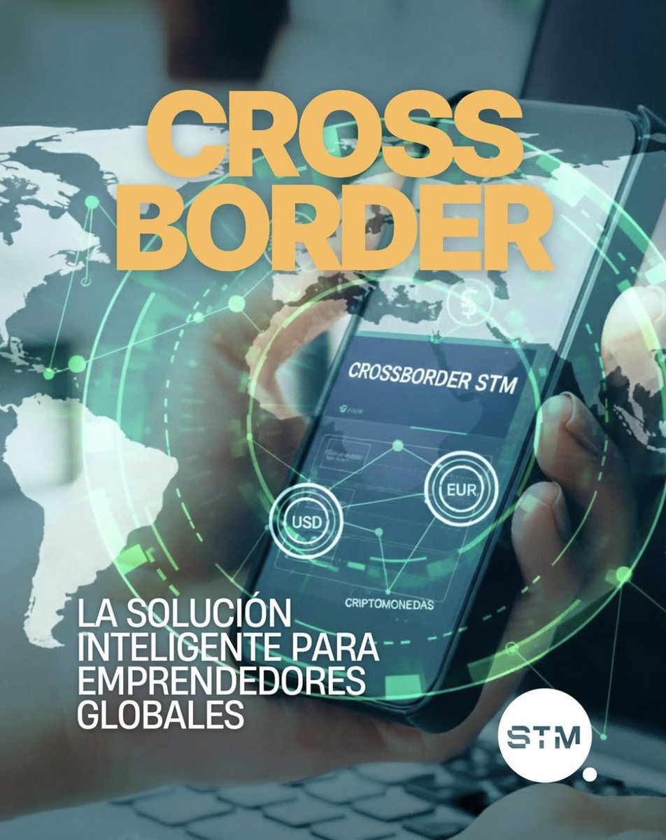 StmGlobalSvcs's tweet image. 🌍 La solución inteligente para emprendedores globales.
Con CROSSBORDER STM automatizás cobros y pagos 🌐
💸 Recibí en local, cripto o divisas y transferí sin demoras.
👉 Todo en uno: contabilidad, pagos, legal y banca.
🚀 Pagos internacionales simples y confiables.