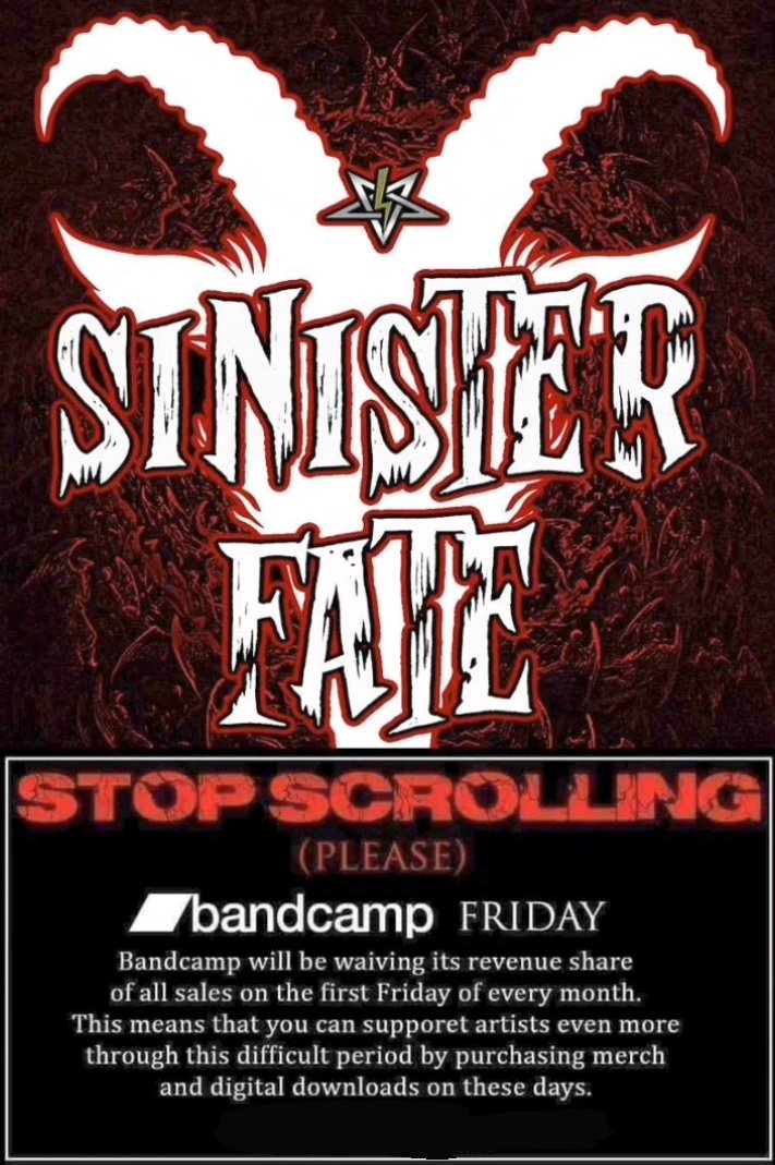 🔥 Message for the Kult 🔥

Its Bandcamp Friday!! Perfect time to pick up
our NEW album "Profit Of Doom"

sinisterfate.bandcamp.com

#sinisterfate #2ndcitysinners
#chicagohorror #churchofsatan #darkarts #bornagainsinners
#horror #blackflamekult
#bandcampfriday #bandcamp