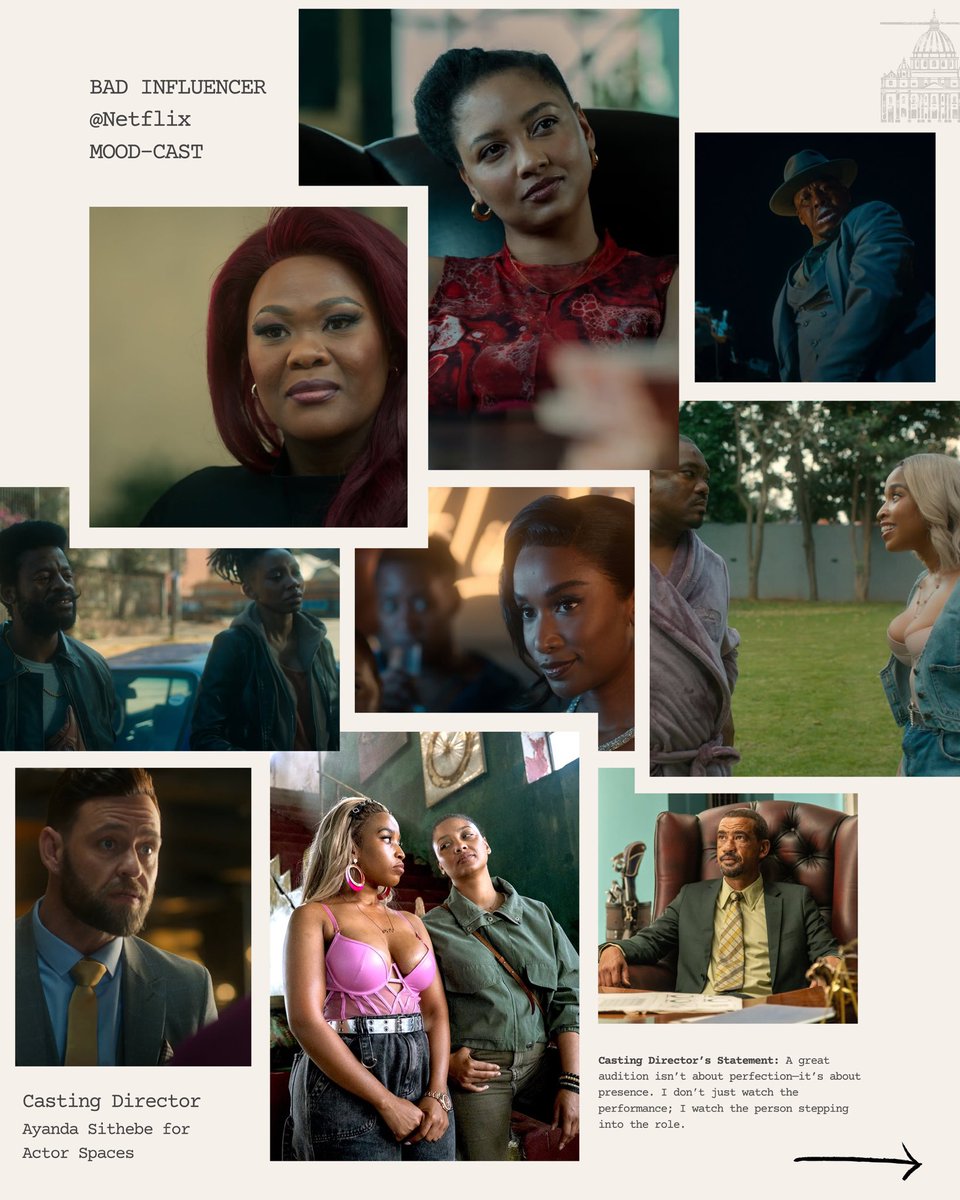 A_Sithebe's tweet image. Casting | This brief was magical and challenging. The  beauty was seeing the actors transform ink on paper into a living, breathing human being.

‘Bad Influencer’ coming to Netflix on 31 October 💖👜 .

#CastingDirector
#BadInfluencer