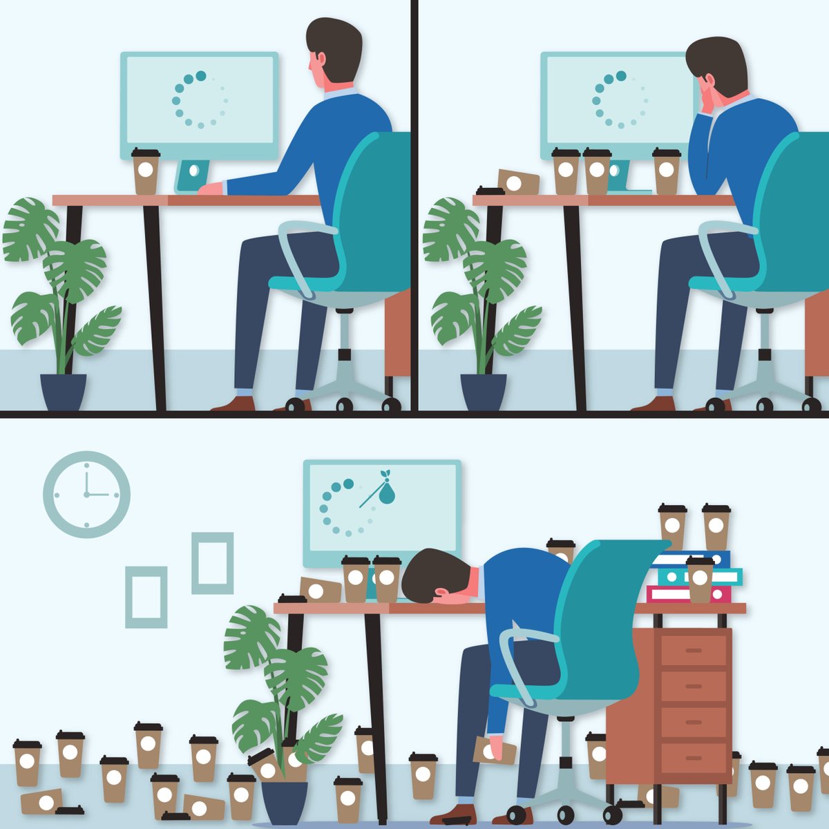 Level5Mgmt's tweet image. How many cups of coffee does it take to outlast a slow computer? ☕ Probably too many. Don’t waste another minute (or another latte) waiting on outdated tech, upgrade your hardware and boost your productivity.

#Level5Management #TechSupport #BusinessIT #Productivity