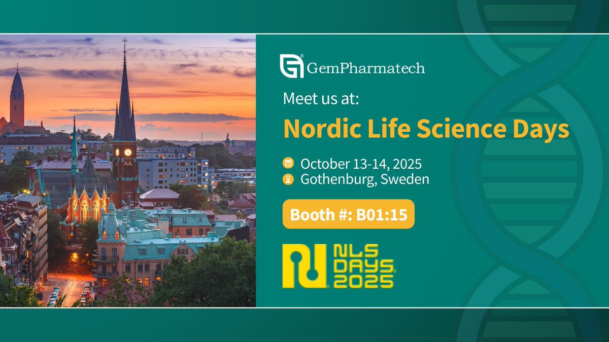 We're heading to Gothenburg for #NordicLifeScienceDays 2025! Join us at Booth B01:15 as they showcase the cutting-edge mouse models and latest R&amp;D capabilities that keep us at the forefront of the industry. 
Find us on partneringONE to schedule a one-to-one meeting!

#NLSDays2025