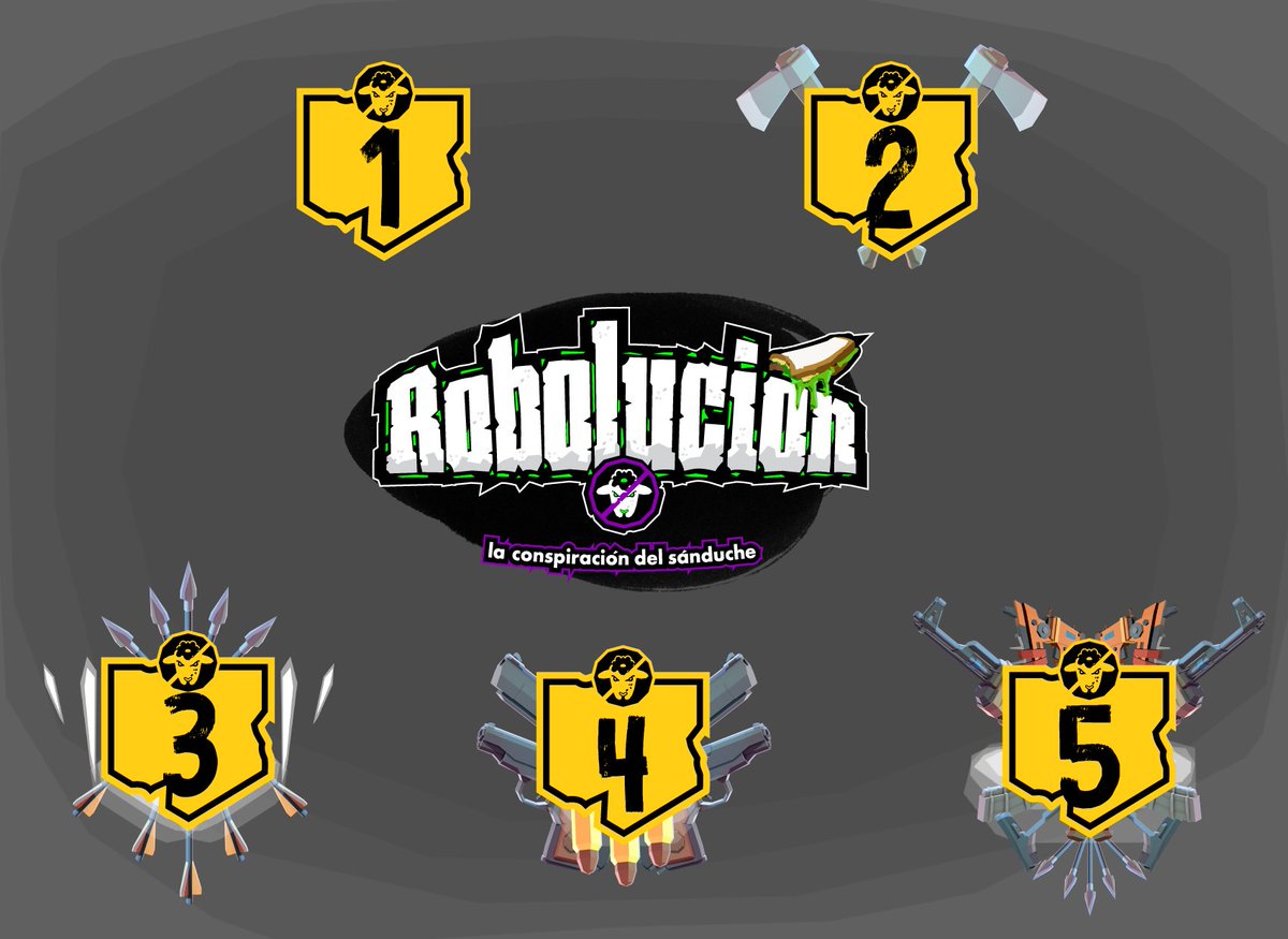 RobolucionGame's tweet image. ✨I made this badges to show player level 🏅
They’ll run inside the engine — what do you think of this visuals? 👀🎮
#indiegamedev #gamedev #indiegame #ue5 #devlog #madewithunreal #gameprogress
