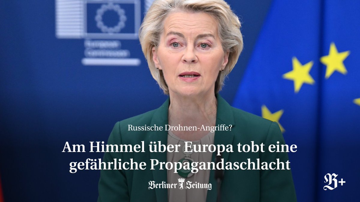 Russland testet den Westen mit Drohnen und Kampfjets, heißt es nach Vorfällen in Polen, Estland und Dänemark. Doch so einfach ist es nicht – EU und Nato beuten die Zwischenfälle für ihre Zwecke aus. Eine Kolumne. (B+) berliner-zeitung.de/politik-gesell…