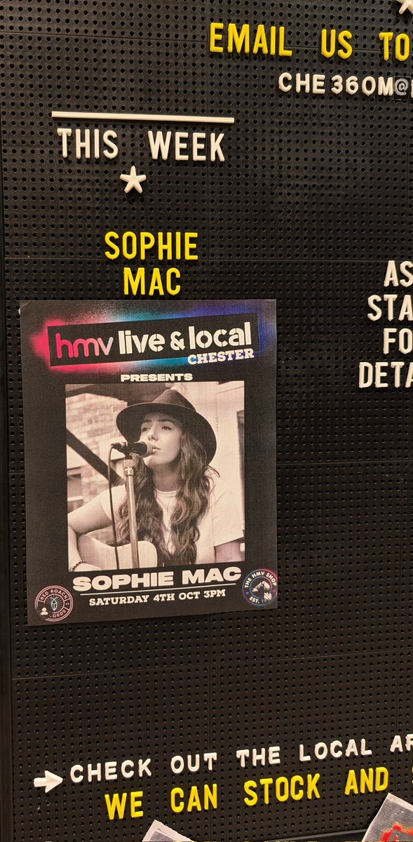 hmv Chester tweet media