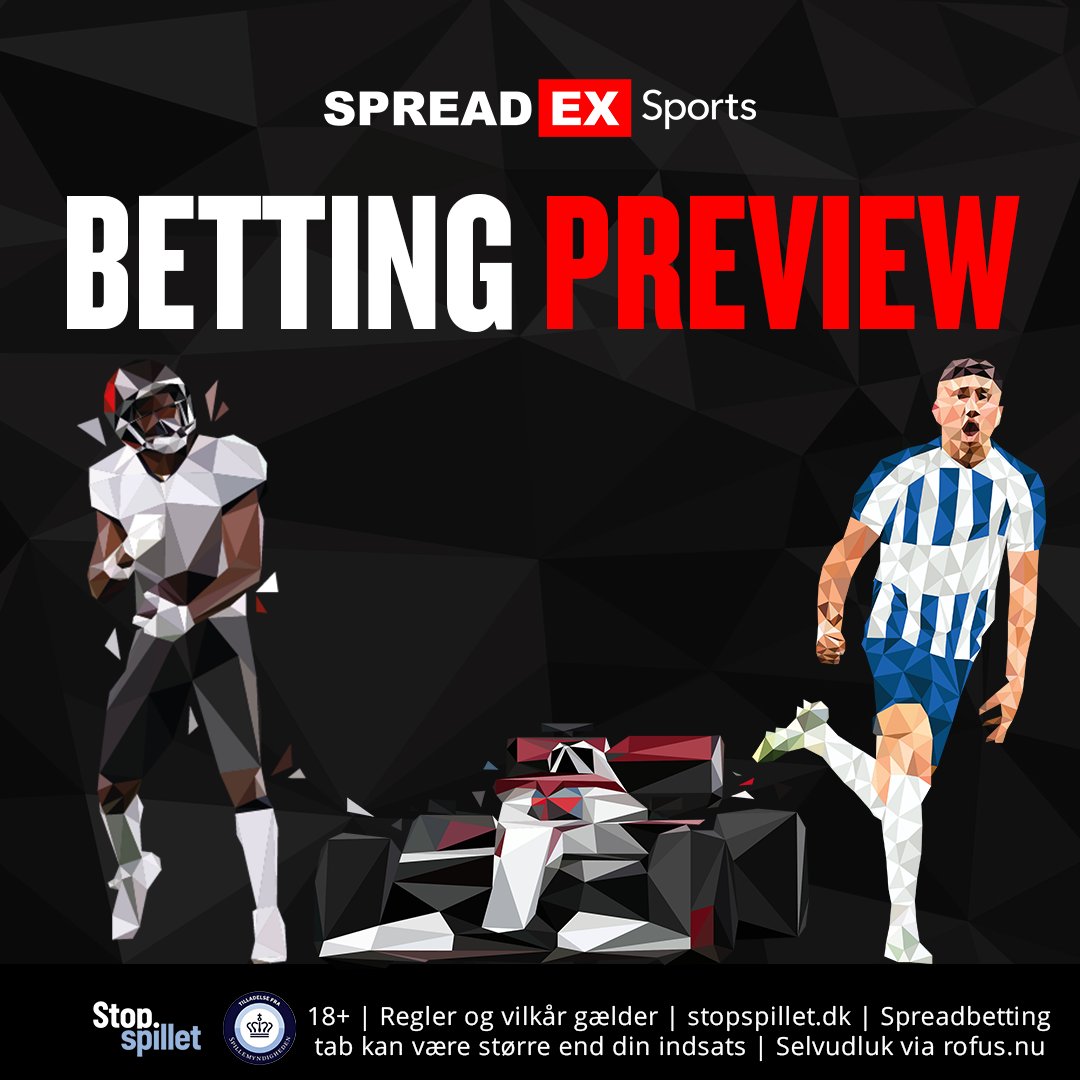 OB er favoritter mod Sønderjyske, selvom 11 ud af 14 indbyrdes opgør er endt uafgjort. Der er vigtige point på spil i aftenens Superliga-kamp!

Vi runder også NFL og Formel 1 i dagens Betting Preview. 

spreadex.dk/dkbettingprevi…

#sldk #OBSJE #nfldk #Formula1