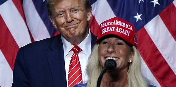 The revolt of Marjorie Taylor Greene, now Donald Trump’s fiercest critic......................................, 

no loss at all, this woman is a foooooooooooooooooooooooool, nobody pays any attention to