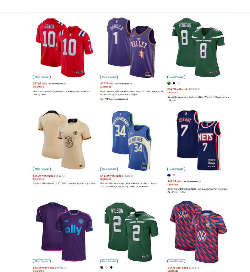 nut_history's tweet photo. Many jerseys on clearance on Fanatics.   Obviously, many of them are of players that no longer play with such team  This is an affiliate link to lead you to all of them(that's why the link looks weird)  Click the link and check it out for yourself

#ad https://t.co/qv2cyCXkem https://t.co/RX9LXaFOnV