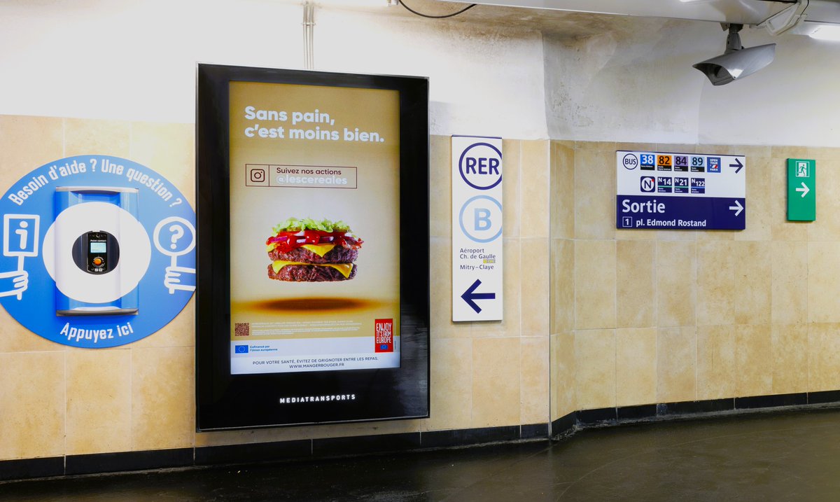intercereales's tweet image. 🥖 Sans pain, c’est moins bien… et ça se voit aussi dans votre station ! 🚇
Jusqu’au 7 octobre, la campagne « Sans Pain c’est moins bien » s’invite dans le métro et le RER.

Vous vous êtes déjà demandé ce que serait la vie sans pain ? (Spoiler : franchement, pas terrible 😢).…