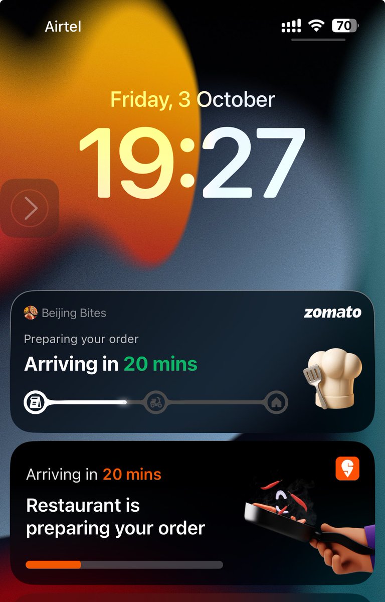 tmrinal's tweet photo. Ordered from Zomato and Swiggy at the same time ( 1 min earlier I. Zomato)
Wonder who will deliver first https://t.co/phBmmjy2qQ