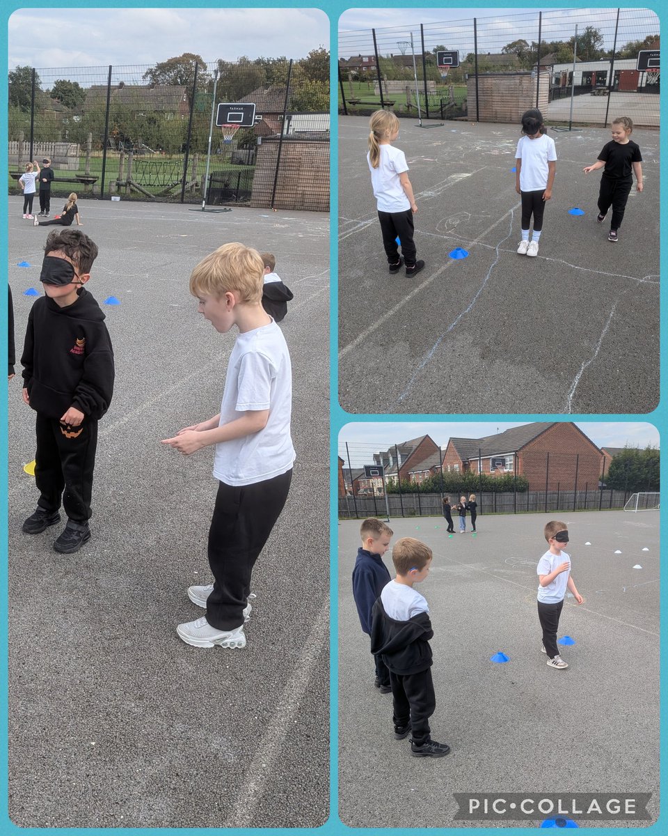 In Thursday's PE we were developing our teamwork and communication skills. We had to guide one of our friends through a course whilst they were blindfolded. 
<a href="/MrsHarveyKS1/">Mrs Harvey</a> <a href="/inspire_pe/">Inspire PE</a> <a href="/Inspire_Ashton/">Inspire Academy</a>