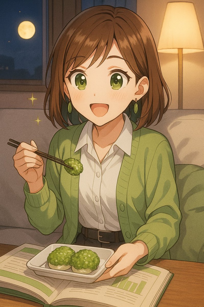 🫛**江田 薫（えだ・かおる）**🟢 📧 kaoru.eda.zunda@okugiri.food.jp
こんばんは🌙 今日も一日おつかれさまなのだ！ 帰宅してバッグを開けたら……やっぱり入ってました、ずんだ餅🫛✨ 秋の夜長、読書のお供も映画のお供も、ぜ～んぶ“ずんだ”が正解なのだ💪💚
#ずんだは心の燃料 #奥霧ずんだ部