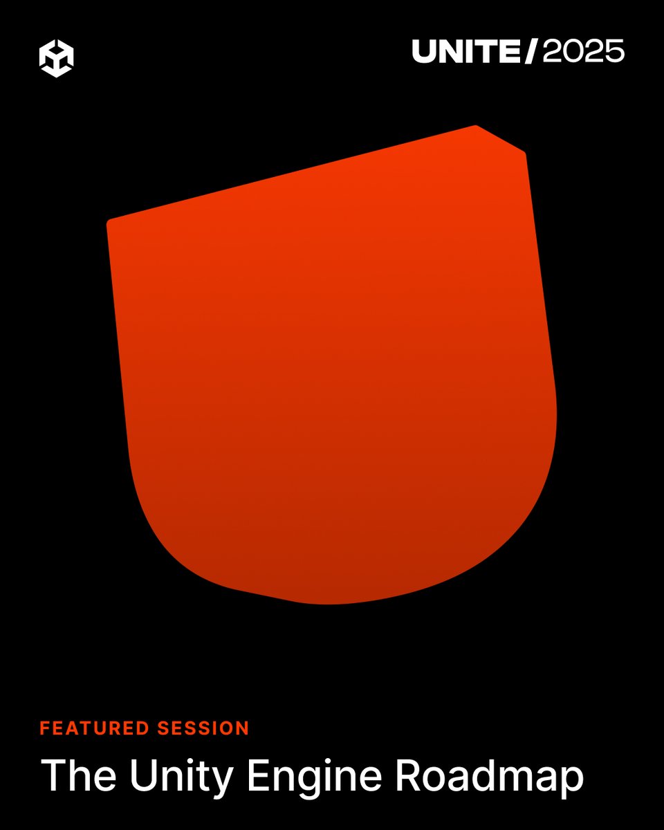 unitygames's tweet image. ✨ Get the inside track on Unity 6. Our Unity Engine Roadmap session shares the advancements driving creativity, efficiency, and innovation for developers everywhere.

📍Unite Barcelona 2025 · Nov 19–20
👉 Secure your spot: unity.com/unite

#Unity2025 #UnityEngine…