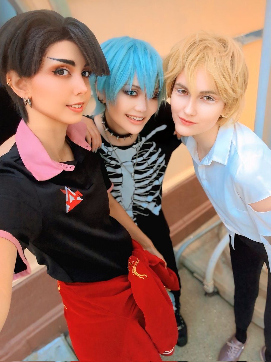 Alien Stage Closet Cosplay!
Jock Ivan: Zales (me)
Emo Till: <a href="/kleptoyade/">Klepto</a> 
Preppy Luka: <a href="/holygrailcos/">チャリ🚲 @ 9/21 東6館 ヨ44ab</a> 
***
#alienstage #alienstagecosplay #エイリアンステージ #コスプレ