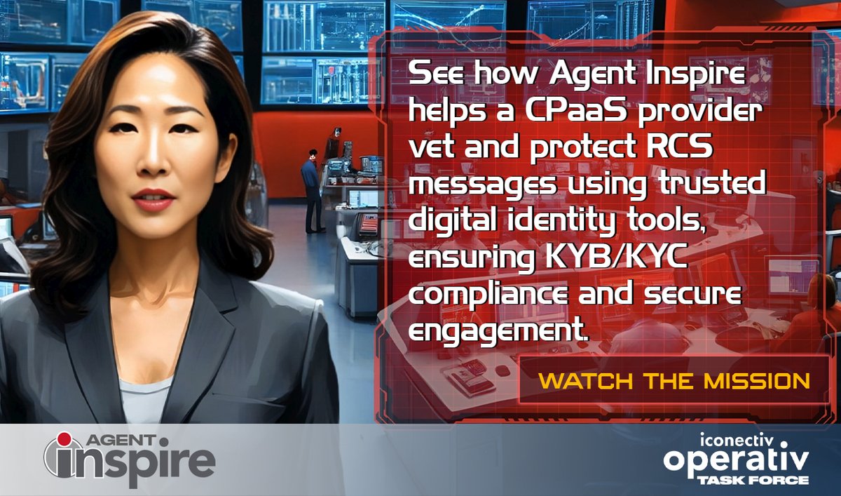 iconectiv's tweet image. Balancing security 🔒 &amp;amp; simplicity 📲 in messaging isn’t easy. See how Agent Inspire and the iconectiv® Operativ Task Force enabled safe, verified business communication with RBM vetting. 

Watch now! bit.ly/4nssCQH

#missioniconectiv #MessagingSecurity