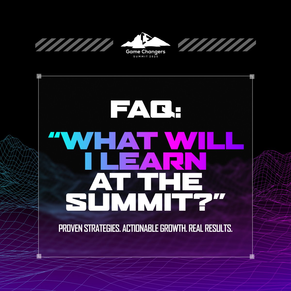 Not theory. Not recycled advice. Two full days of proven strategies you won’t find in books or journals.

Attendees call it “invigorating,” “energizing,” and “inspiring.”

crispsummit.com
#CrispSummit