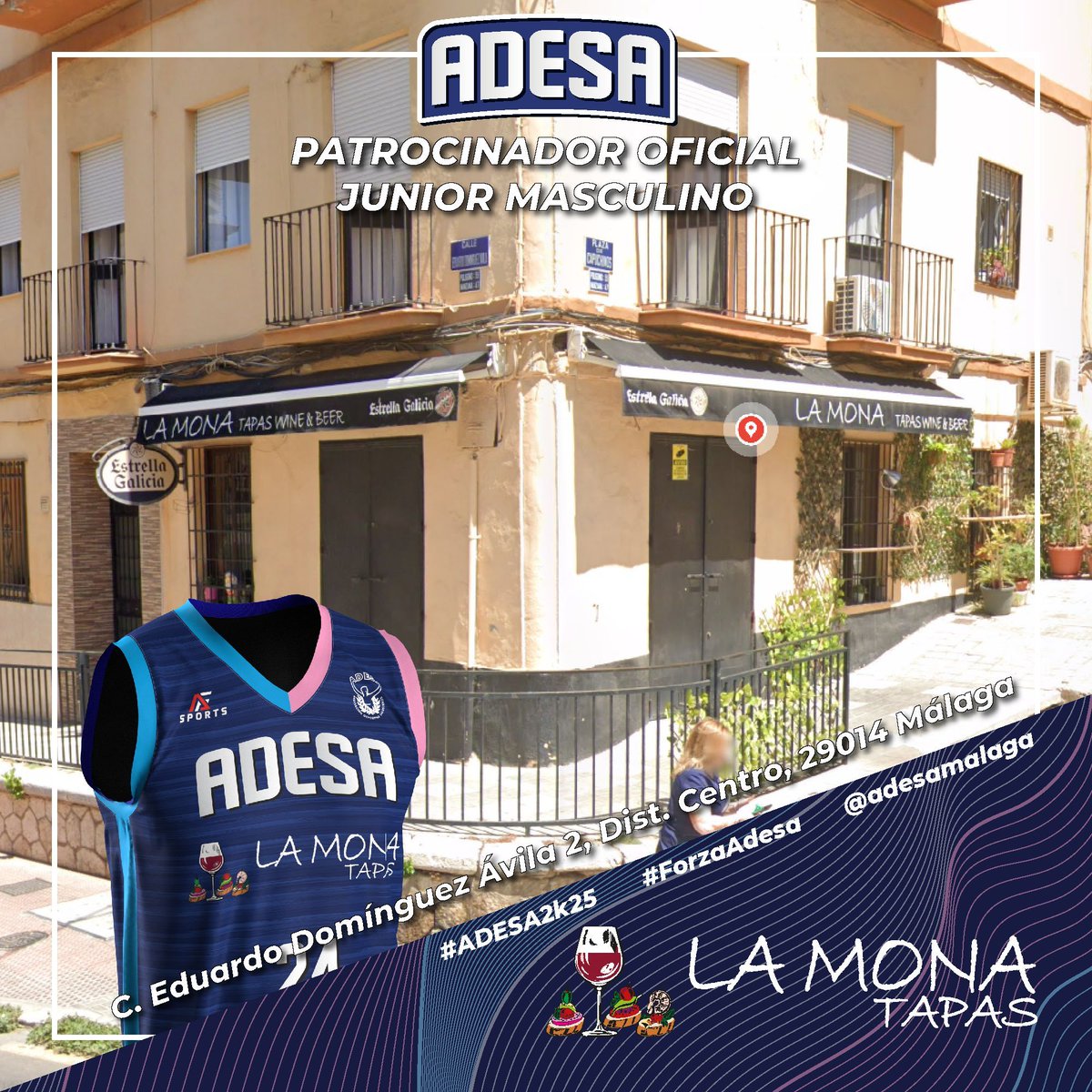 🏀💙 No hay cosa que una más a un equipo que celebrar el "tercer tiempo" como se merece: compartiendo risas, anécdotas y buena comida. Y desde luego La Mona Tapas es el lugar perfecto para ello. ¡Juntos hacemos familia! 💪

#ADESA2k25 #ForzaAdesa #ProtagonistasDeLaHistoria