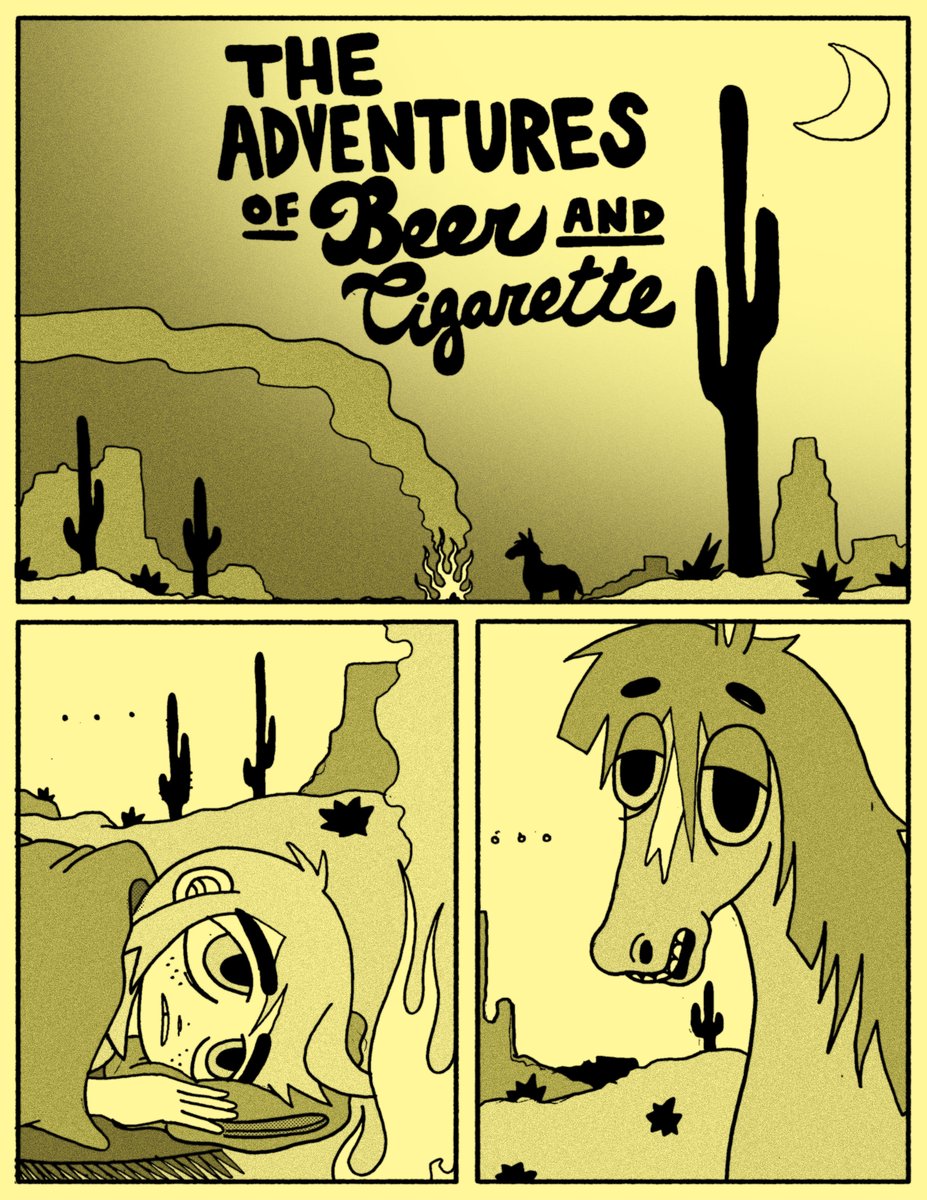 mmunciee's tweet image. The Adventures of Beer &amp;amp; Cigarette (1/3)