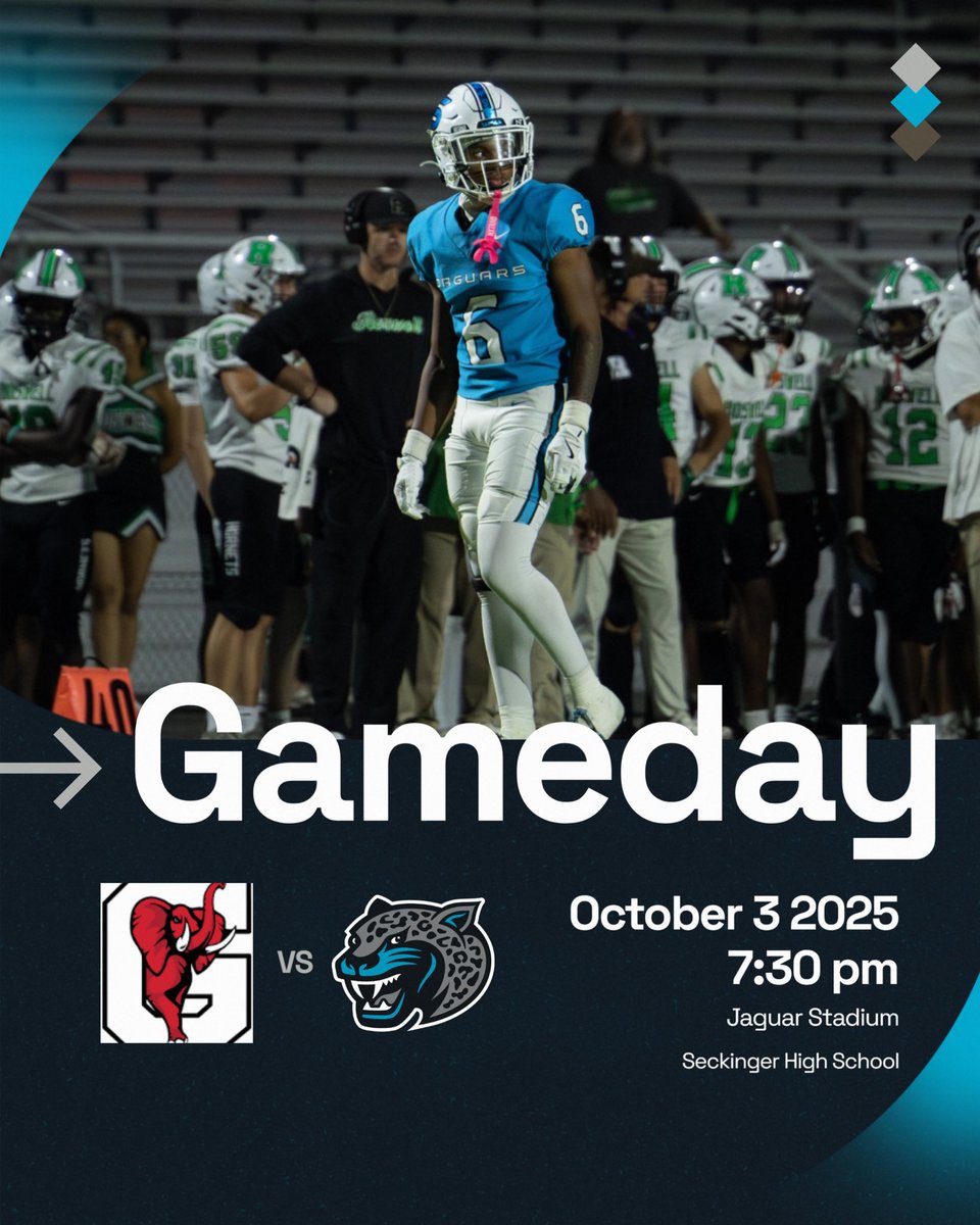 SKG_Football's tweet photo. Game Day Alert❕We are back home tonight in Jaguar Stadium @ 7:30 against Gainesville for Youth Night❕
#DevotionOverEmotion
@CoachTonyLotti @SKG_Athletics https://t.co/rt2SIoHVNz