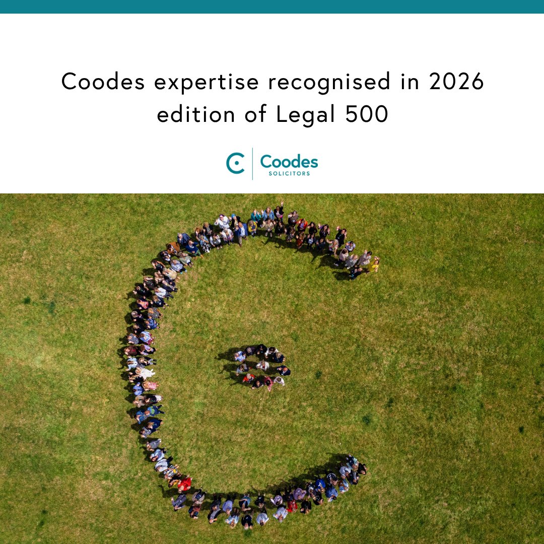 It's been a landmark week for Coodes having opened a new office, welcomed three new colleagues and achieved strong recognition in the 2026 edition of the Legal 500.

We look forward to building on this success as we continue to grow. Read more: coodes.co.uk/2025/10/coodes…

#Legal500