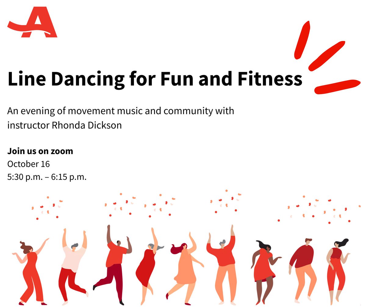 Get moving with AARP Virginia 💃🕺 Join licensed instructor Rhonda Dickson for a fun heart pumping evening of line dancing. No experience needed just bring your energy and enjoy fitness music and community. Register here 👉  spr.ly/6013AZejd
